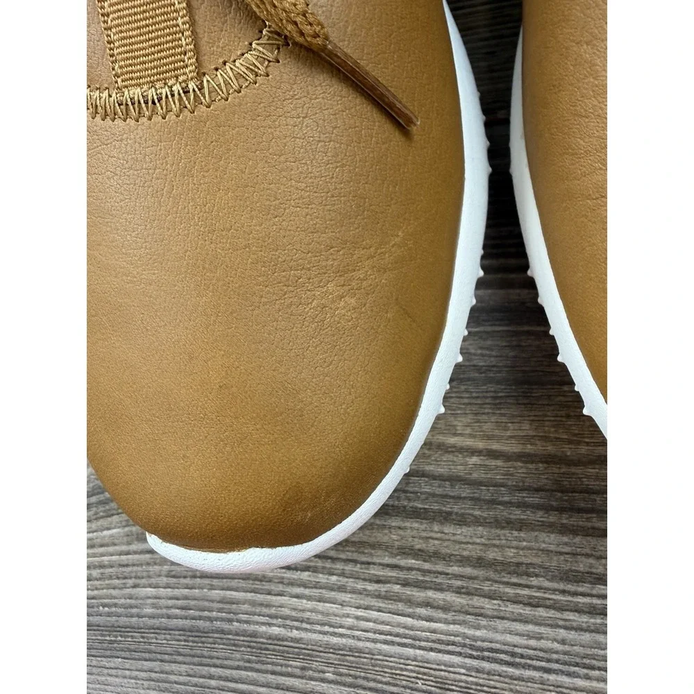 NIKE Roshe G Premium Brown Leather Spikeless Golf Shoes AA1838-200 Men's 10.5